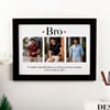 Shop Personalized Wooden Bro Photo Frame for Bhai Dooj