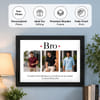 Gift Personalized Wooden Bro Photo Frame for Rakhi