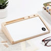 Gift Personalized Wooden Desk Organizer With Whiteboard