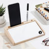 Personalized Wooden Desk Organizer With Whiteboard Online