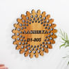 Gift Personalized Wooden Floral Nameplate