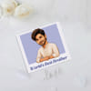 Buy Personalized World's Best Brother Caricature Fridge Magnet for Rakhi