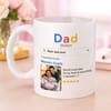 Personalized World's Best Dad Ceramic Mug for Father's Day