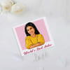 Buy Personalized World's Best Sister Caricature Fridge Magnet for Rakhi