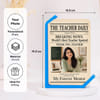 Gift Personalized World's Best Teacher Daily Photo Frame