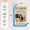 Gift Personalized World's Best Teacher Daily Photo Frame