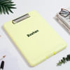 Gift Personalized Writing Pad With Storage - Yellow