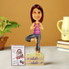 Personalized Yoga Pose Caricature Secret Santa Gift