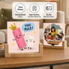 Gift Personalized You Rule Teacher's Day Double-Sided Frame