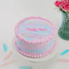 Gift Pink and Blue Cream Cake (2 Kg)