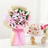Pink Blossoms And Velvet Delight Combo Online