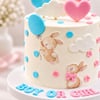 Shop Pink Blue Baby Shower Cake 2 Kg