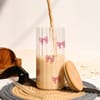 Gift Pink Bow Ripple Sipper With Straw - 500 ML