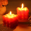 Buy Pink Bubble Candle - Set Of 2