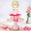 Pink Chocolate Pinata Ball Cake for Birthday (750 Grams) Online
