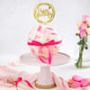 Pink Chocolate Pinata Ball Cake for Birthday Eggless (1 Kg) Online