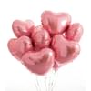Shop Pink Heart Foil Balloons-Set Of 5