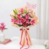 Pink Lilies & Carnations for Mother's Day