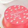 Shop Pink Love Valentines Day Cake 200 Gms