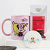 Pink Minnie Mouse Rakhi Hamper For Kids Online