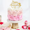 Gift Pink Ombre Anniversary Cake
