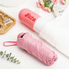 Pink Personalized Capsule Umbrella