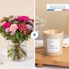 Pink Powdery softness and candle - Douceur poudree et bougie Online