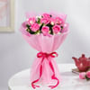 Pink Rose Bouquet With Lights Online