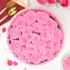 Buy Pink Roses Chocolate Cake