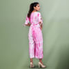 Shop Pink Shibori Jumpsuit