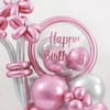 Shop Pink & Silver Birthday Balloon Arrangement