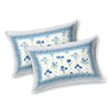 Buy Placid Blue Double Bedsheet And Pillow Cover Set