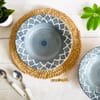 Buy Plate - Round - Ceramic - Grey - Set Of 2
