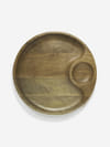 Buy Platter - Chip And Dip - Round - Wood - Single Piece