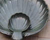 Gift Platter With Dip Bowl - Shell - Glazed - Single Piece