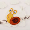 Playful Snail Felt Applique Rakhi For Kids Online