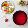 Gift Pooja Box With Thali And Samagri