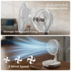 Gift Portable Rechargeable Telescopic Fan for Silent Cooling - Xech