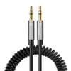 PORTRONICS KONNECT AUX 6 1.5 METER LONG SPIRAL AUX CABLE Online