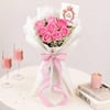 Gift Precious Pink Rose Bouquet For Daughters