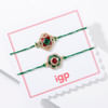 Shop Precious Stone And CZ Rakhi - Set Of 2