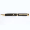 Premium 24 Carat Gold Plated Black Ball Pen - Customized with Logo Online
