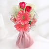 Gift Premium Floral Cake with Bouquet for Brother