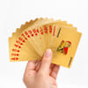 Shop Premium Gold-Plated Poker Party Playing Cards