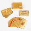 Premium Gold-Plated Poker Party Playing Cards