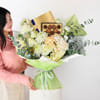 Premium Mixed Flowers & Swiss Luxury Chocolates Bouquet
