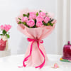 Gift Pretty Pink Rose Bouquet