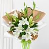 Shop Pristine Lily Elegance Medium Bouquet