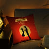 Buy Promise Day Valentine LED Satin Cushion