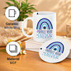 Gift Protect Your Energy Personalized Mug Coaster Set